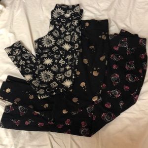 3 crazy 😜 out going leggings